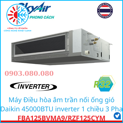 Điều Hòa Daikin Skyair Giấu Trần Inverter R32 - HRT (3Pha)